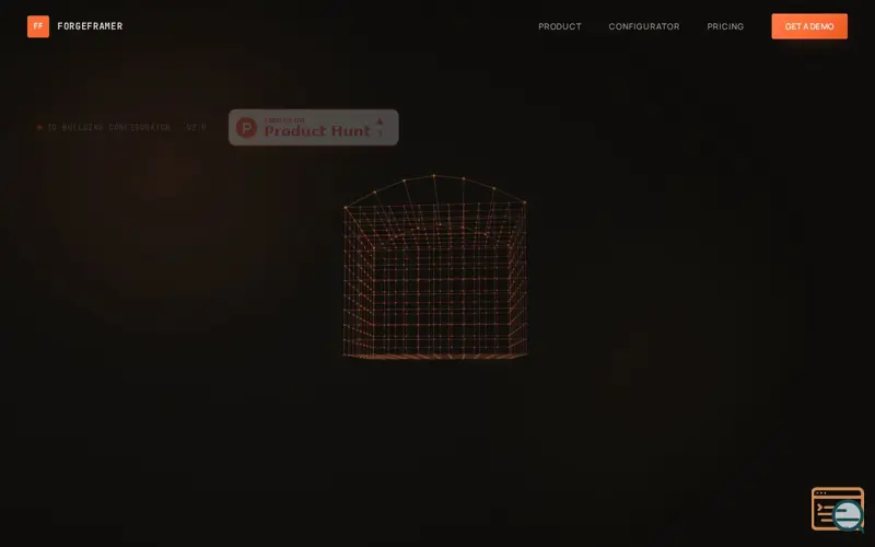 Screenshot of ForgeFramer, a launch using Mistral AI