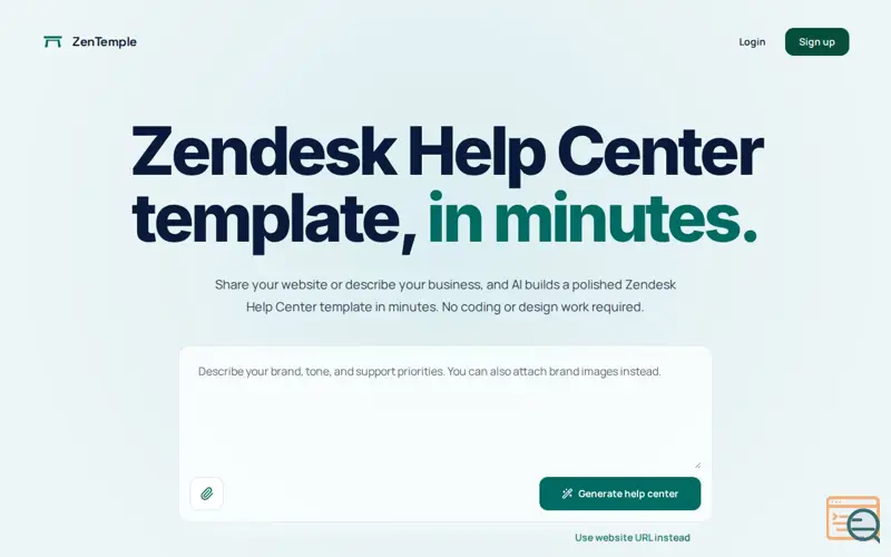 Screenshot of ZenTemple