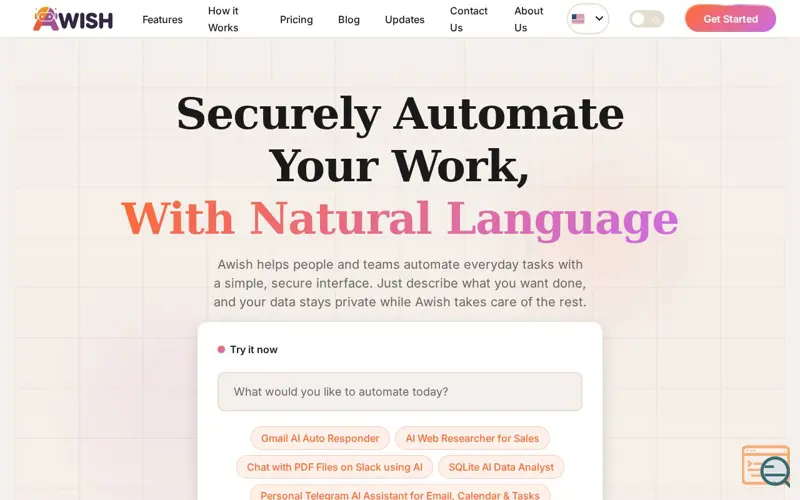 Screenshot of Awish