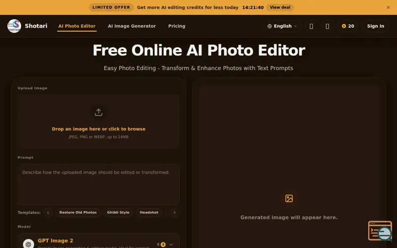 Screenshot of Shotari