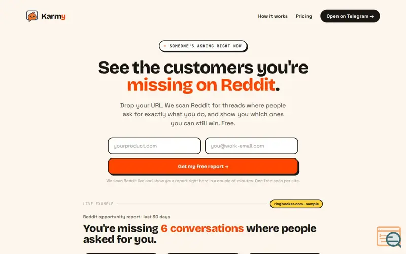 Screenshot of Reddit-opportunities