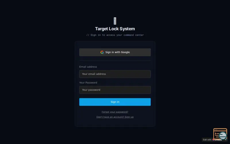 Screenshot of Target Lock
