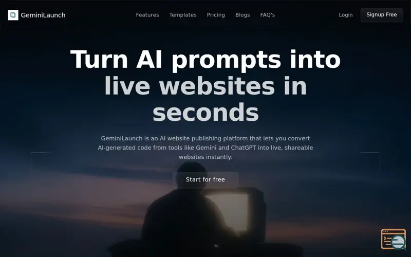 Screenshot of GeminiLaunch