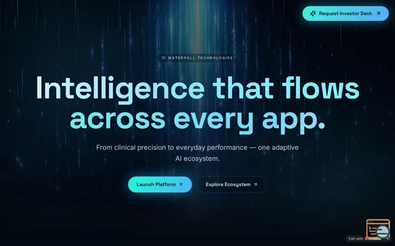 Screenshot of Waterfall Technologies