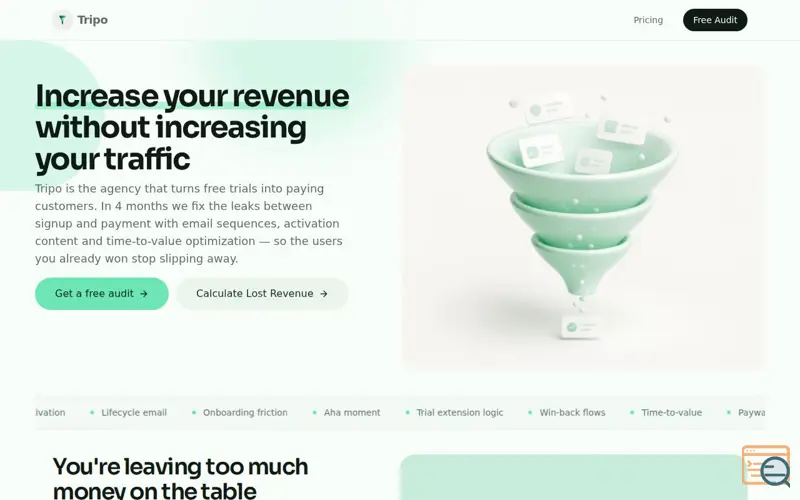 Screenshot of Tripo