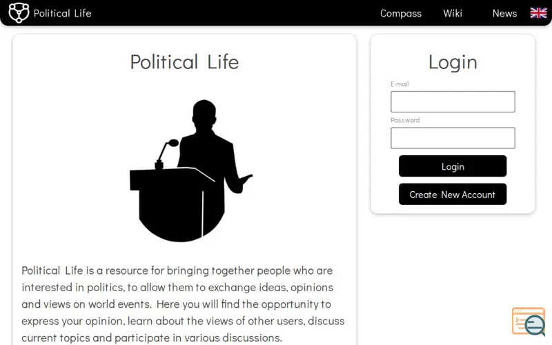 Screenshot of Polit Life