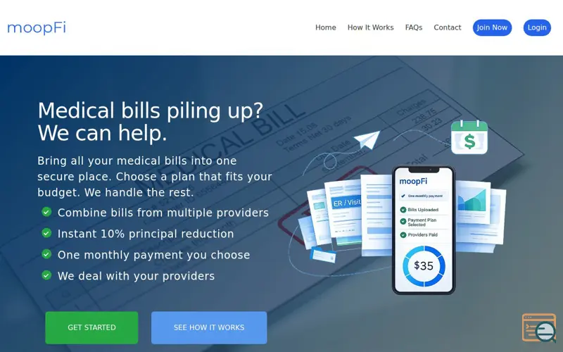 Screenshot of moopFi