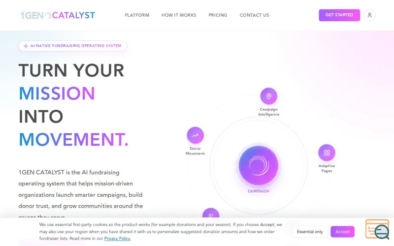 Screenshot of 1GEN CATALYST