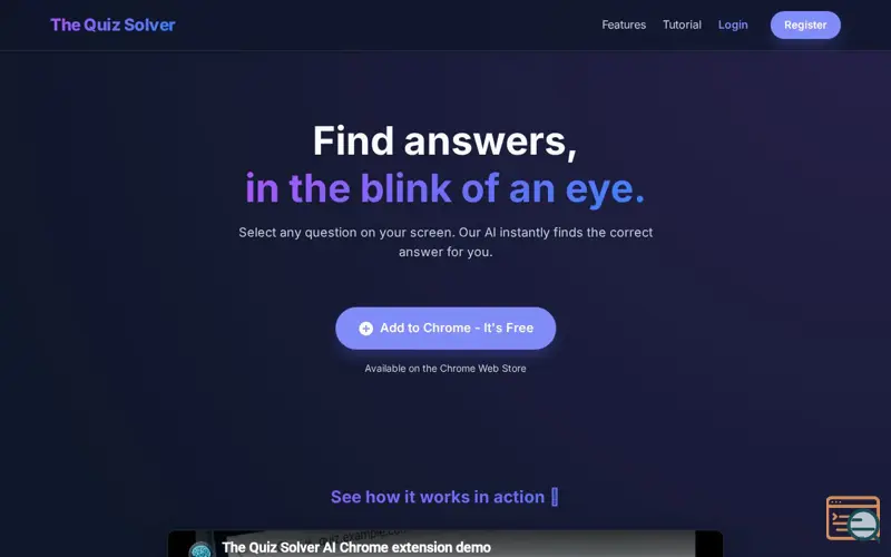 Screenshot of The Quiz Solver