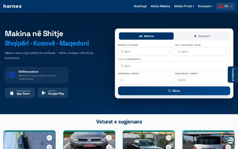 Screenshot of Harnex