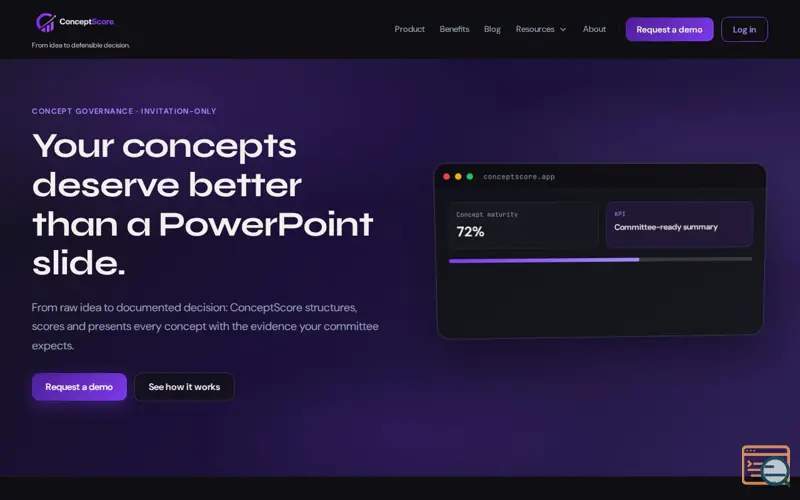 Screenshot of ConceptScore