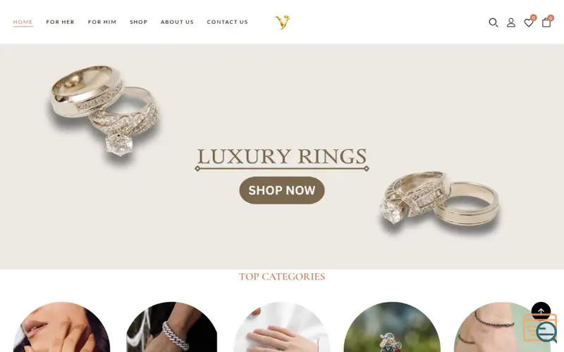 Screenshot of Vidhatajewels