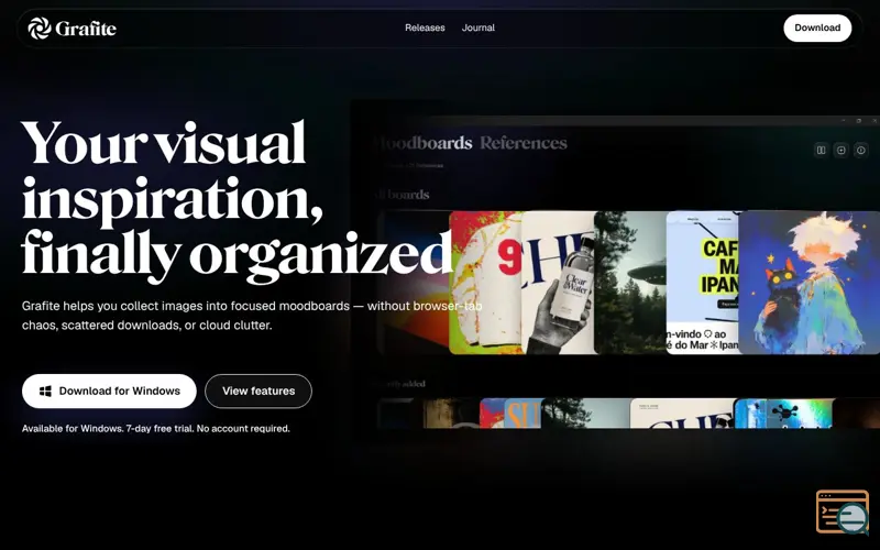Screenshot of Grafite
