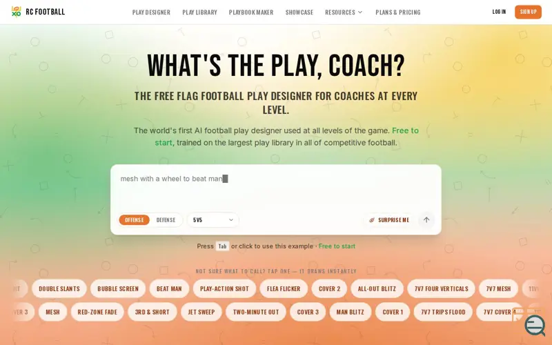 Screenshot of RC Football