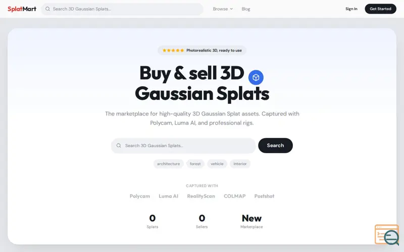 Screenshot of SplatMart