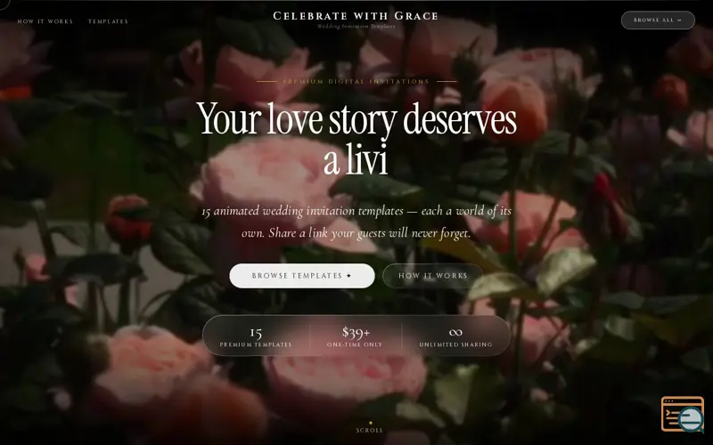 Screenshot of Celebrate with Grace