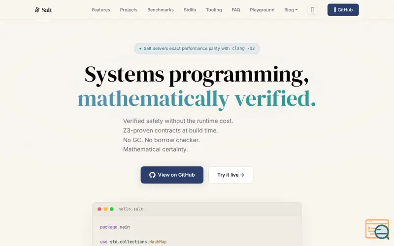 Screenshot of Salt