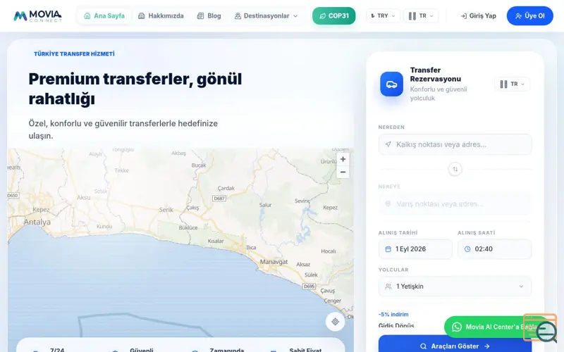 Screenshot of Movia Connect