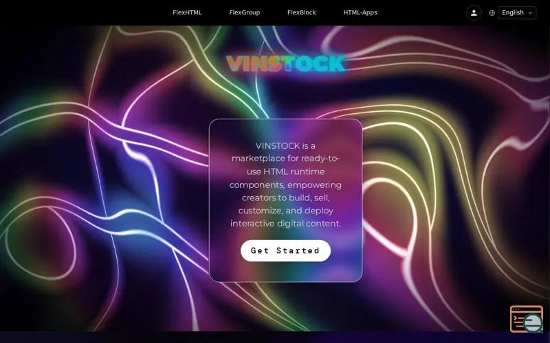 Screenshot of Vinstock, a launch using GoDaddy DNS