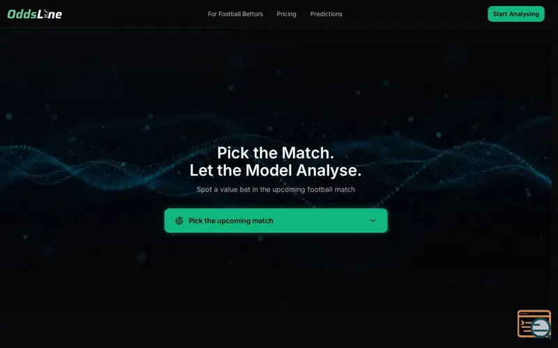 Screenshot of OddsLine, a launch using Chakra UI