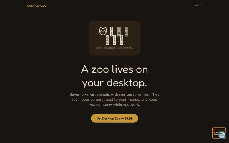 Screenshot of Desktop Zoo