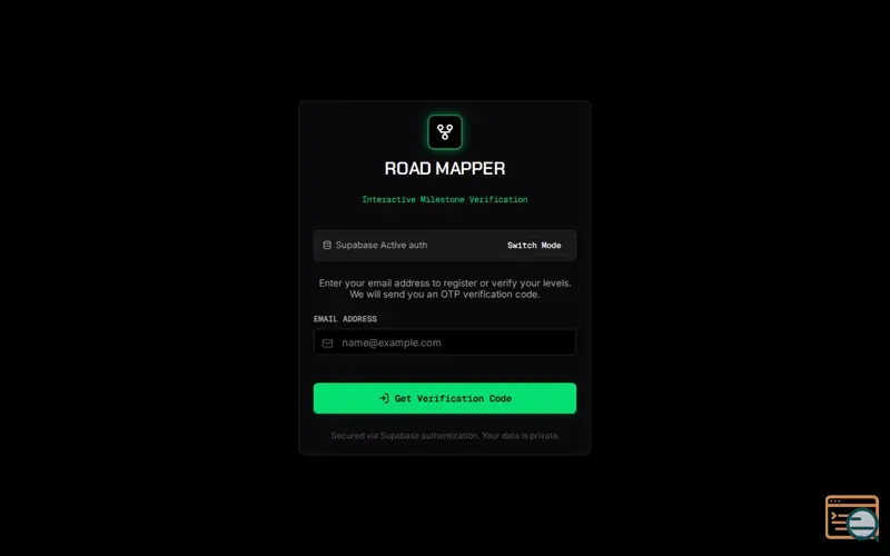 Screenshot of Road Mapper