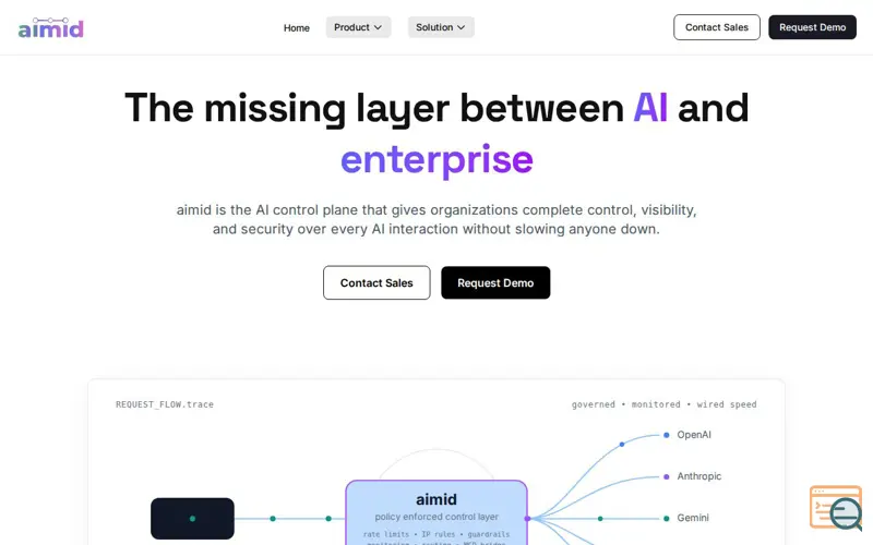 Screenshot of aimid
