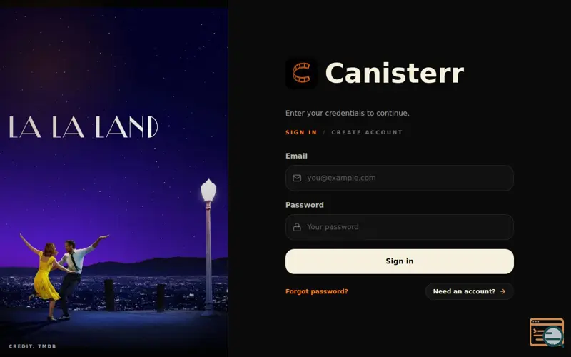 Screenshot of Canisterr