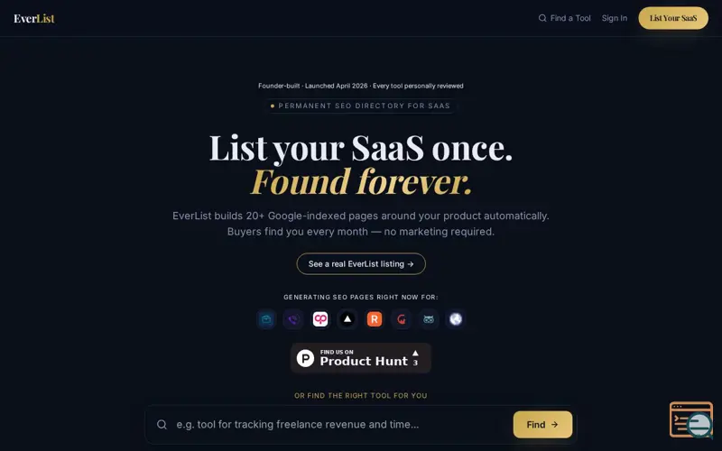 Screenshot of EverList