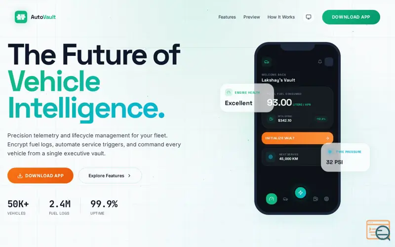 Screenshot of AutoVault