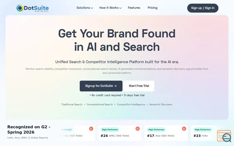 Screenshot of DotSuite V1.5