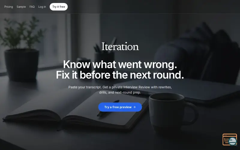 Screenshot of Iteration