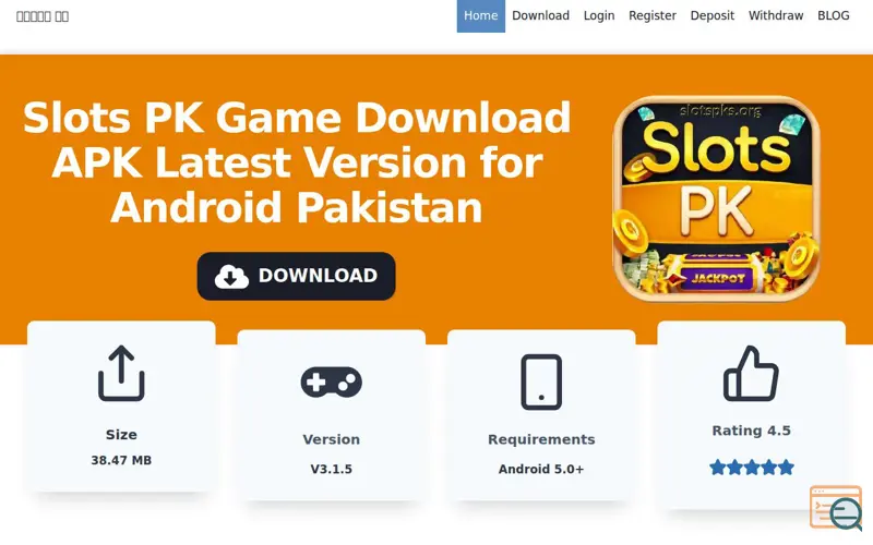 Screenshot of Slots PK Game - Play in Pakistan