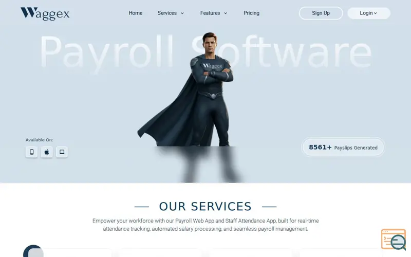Screenshot of Payroll Software for Businesses