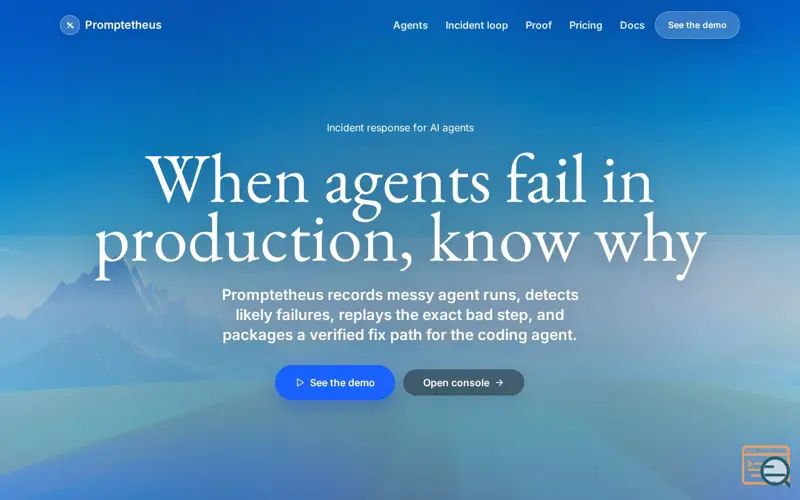 Screenshot of Promptetheus
