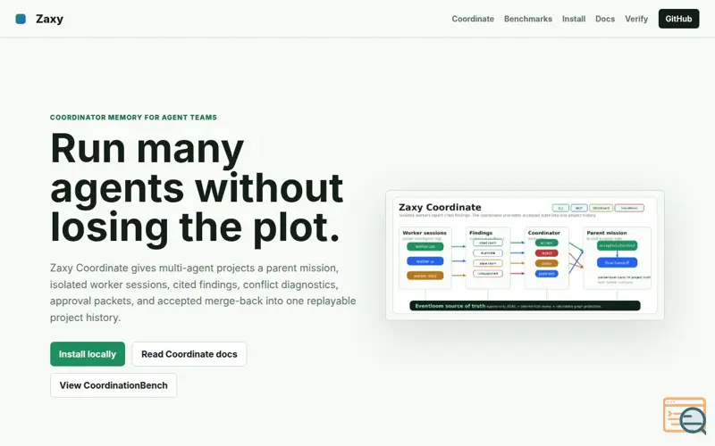 Screenshot of Zaxy v1.0