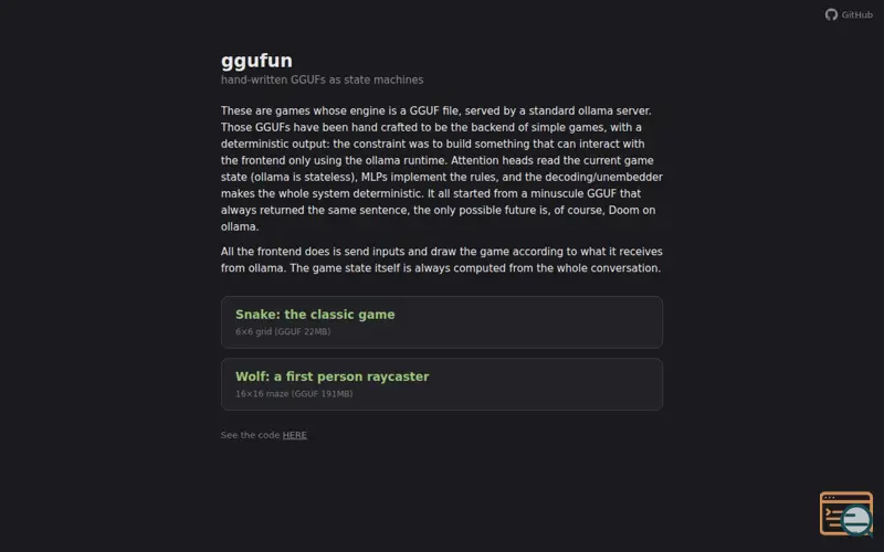Screenshot of Ggufun