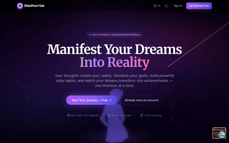 Screenshot of Manifest Hub