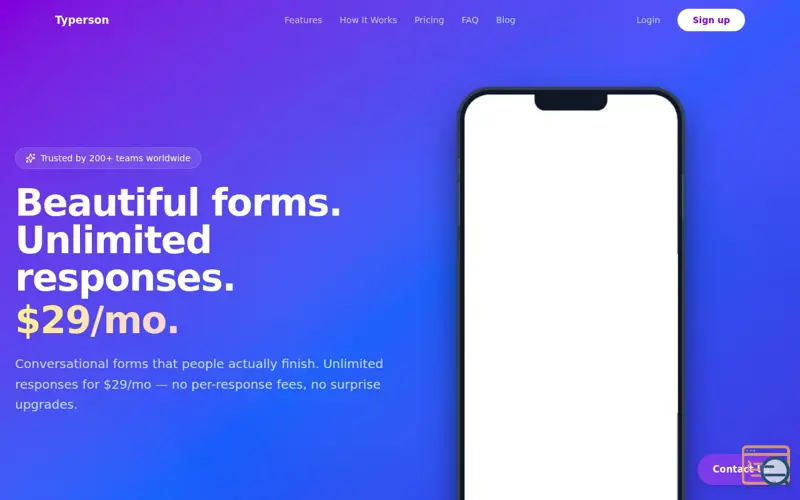 Screenshot of Typerson