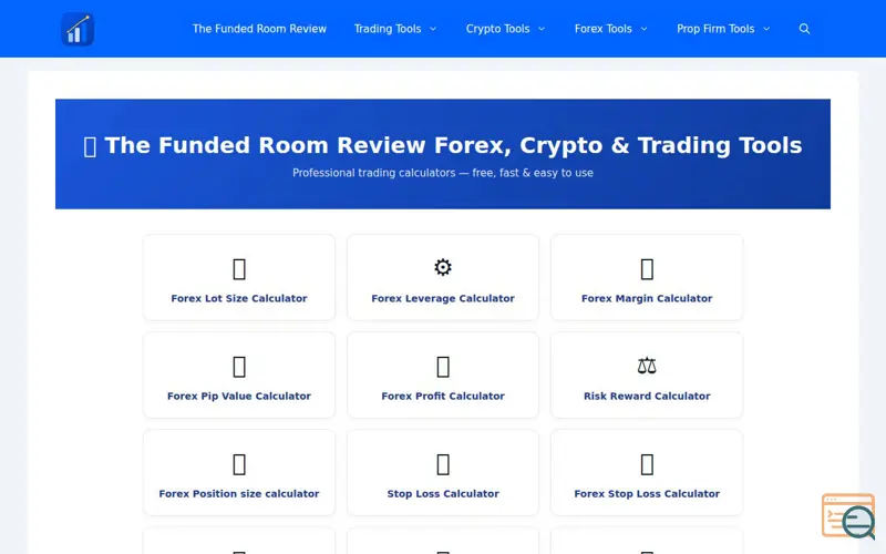 Screenshot of thefundedroomreview.in