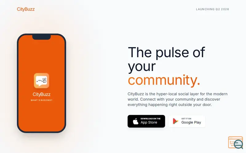 Screenshot of CityBuzz - Ask & Discover , a launch using Engintron