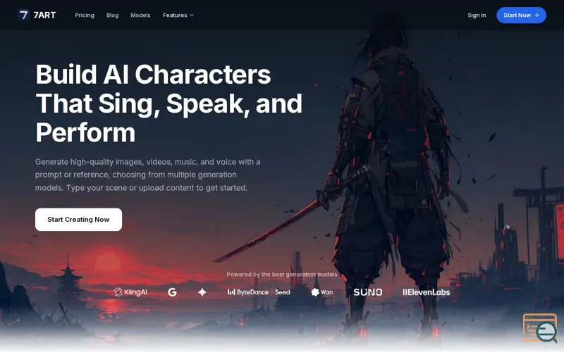 Screenshot of 7ART