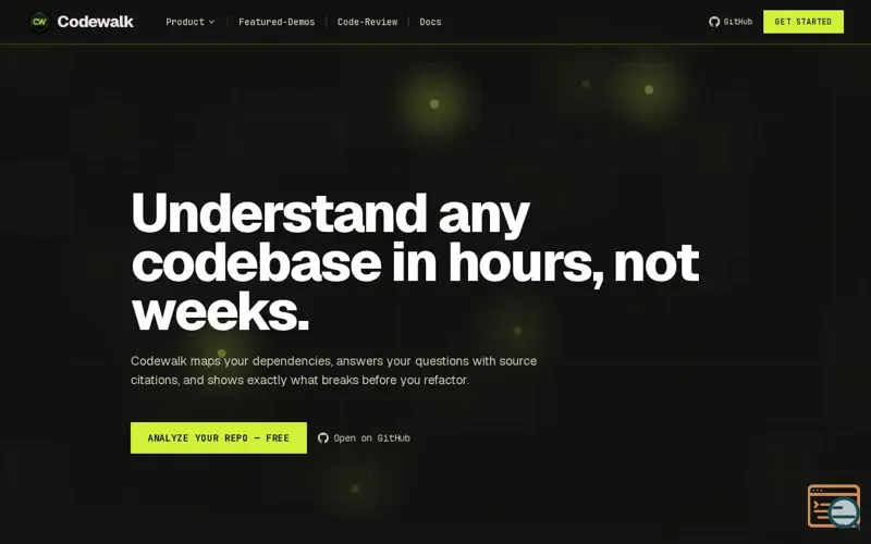 Screenshot of Codewalk