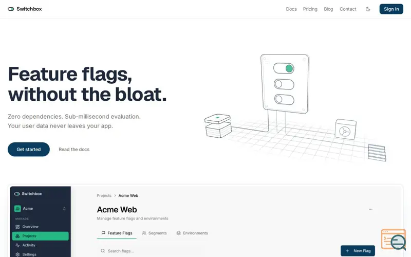 Screenshot of Switchbox