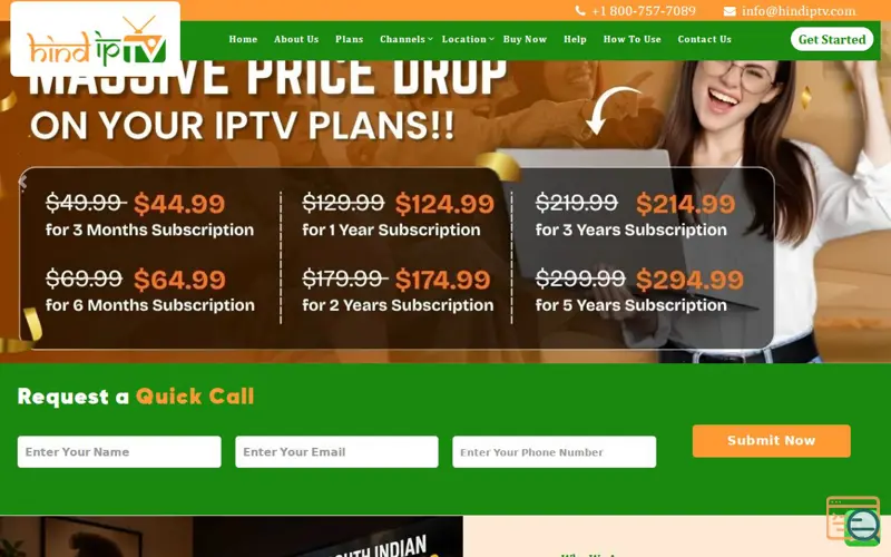 Screenshot of Hind IPTV