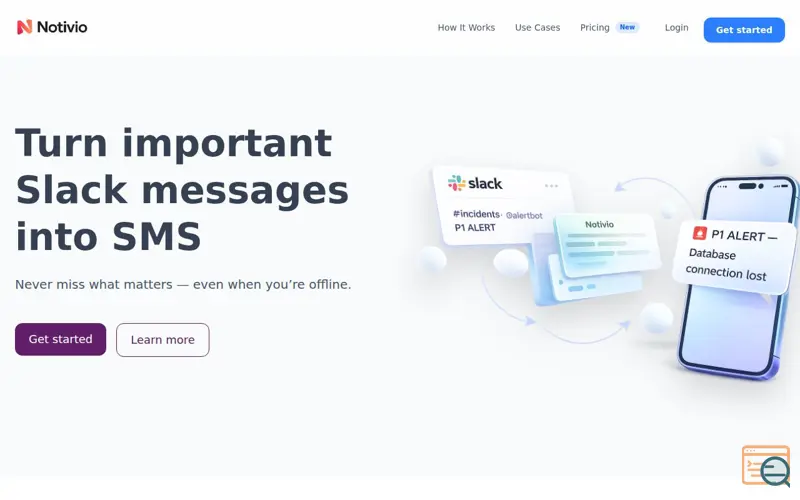 Screenshot of Notivio