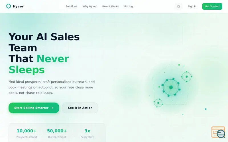 Screenshot of Hyver