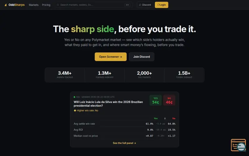 Screenshot of OddSharps