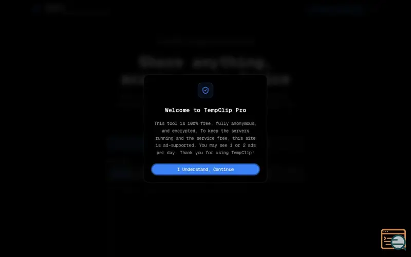 Screenshot of TempClip Pro