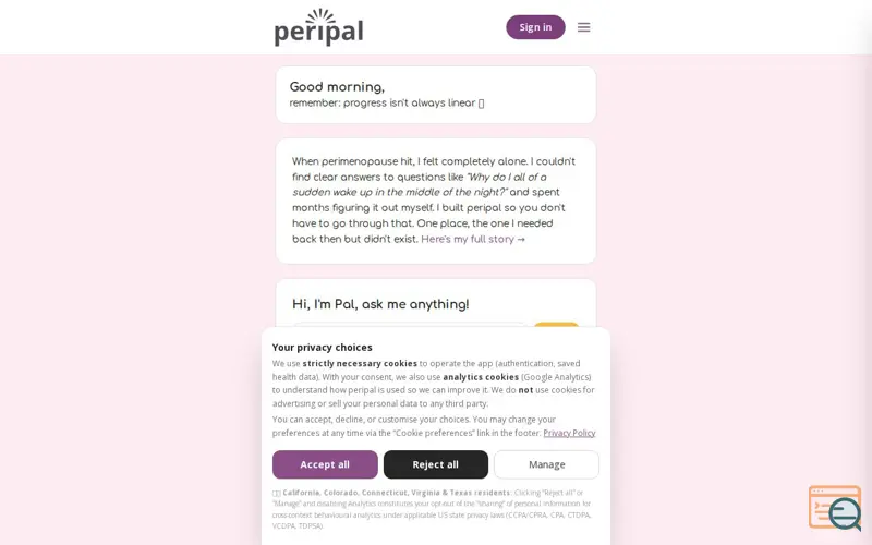 Screenshot of peripal, a launch using Have I Been Pwned
